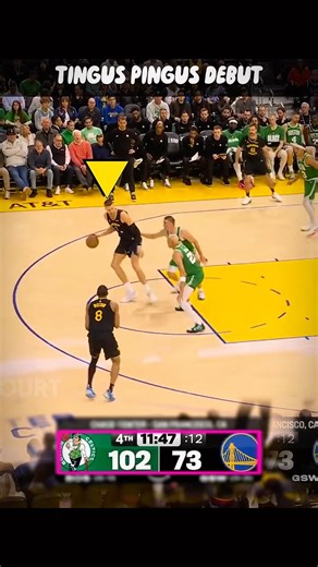 Steph’s New Light-Skinned Splas Bro Unlocked 🔓 Celtics vs Warriors #nba #shorts