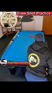 Draw shot practice drill Free Pool Lessons | ron thepoolstudent