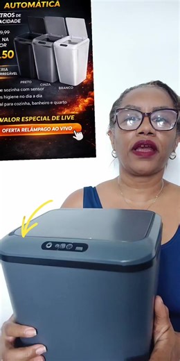 Você não precisa mais tocar na tampa da lixeira. Com sensor automático, essa lixeira abre sozinha e fecha sozinha. Mais higiene, menos bagunça e muito mais praticidade no seu dia. Perfeita para cozinha, banheiro ou consultório. #viralshop #organizecomigo #tiktokcompras #donadecasa #produtointeligentelixeira com bateria lixeira moderna cozinha lixeira automática banheiro sensor de movimento higiene doméstica casa sofisticada produto inovador organização fácil acessórios modernos casa prática