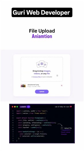 Upload Animation #coding #viralvideo #css #python #javascript #frontend #shorts #cssanimation #css3