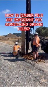 How is timber pile set important for monitoring driven piles? #istrukturatv | Istruktura TV