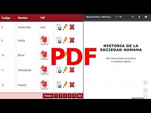 Java Web y MySQL | Guardar y cargar PDF