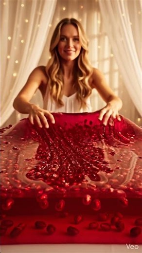 “Would You Sleep on a Pomegranate Jelly Bed #shorts