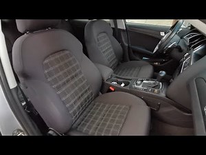 How do you remove the front seat of the Audi A4 B8?