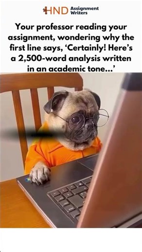 When Your Professor Finds Out You Used AI! 😂 #Shorts #HNDAssignmentWritersUK