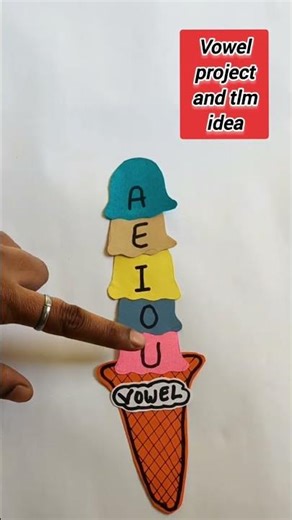 english tlm for primary school / vowel project #tlmforprimaryschool #englishproject #tlm
