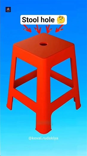 The REAL Reason for the Hole in Stools! (99% Don't Know) 😱 #Shorts