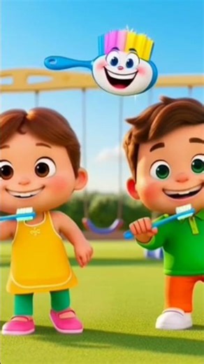 Brush and Dance (Tiny Toothbrush Song for Toddlers) ✅ #Cocomelo Fun