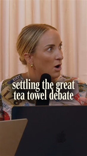 First ep has dropped! We’re diving straight into the hard-hitting topics… but seriously, how often are you washing your tea towels 👀 Cheers to @freedom_nz for the hot new setup 🤝🥰 | Let Her Finish