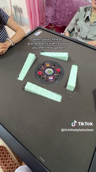 there’s a gadget for anything these days 😹 #trending #mahjong | how to play mahjong 4 player