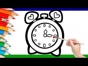 How to Draw a Clock – | Easy Drawing | Step-by-Step