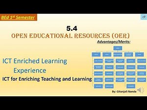 5.4 Open Educational Resources // Definition// Components//merits// Demerits