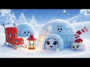 Learn Object Names at the Snowy Igloo Village ❄🏘 | Fun Learning Video for Kids | Preschool