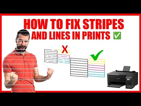 ✅ HOW TO FIX STRIPES AND LINES IN PRINTS | EPSON PRINTHEAD CLEANING