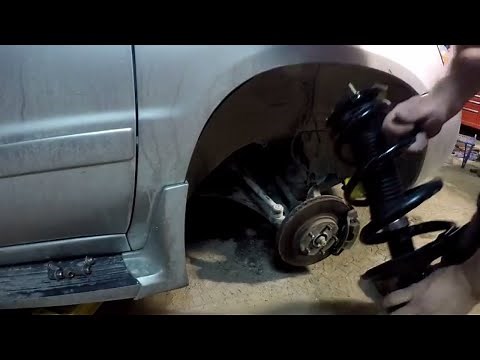 How to replace front struts Toyota Highlander