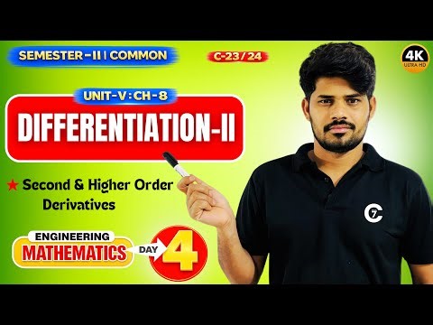Differentiation-II | Engineering Mathematics | Sem -II : C-24 | Day 4 | chaitumawa7