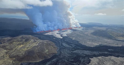 New volcanic eruption near Iceland’s town of Grindavik