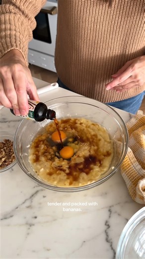 This healthy banana bread recipe is super moist, delicious, and easy to make! It calls for simple ingredients like whole wheat flour and maple syrup. | Love and Lemons