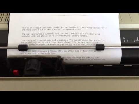 Juki 6100 Daisywheel Printer