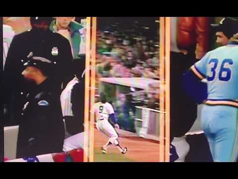 Graig Nettles face-plants in 1981 ALDS NY Yankees 