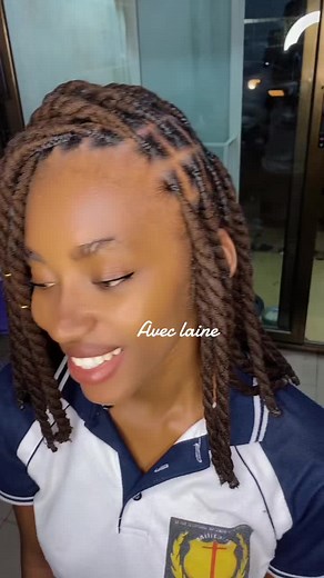 Coiffure avec laine : Tresses africaines faciles