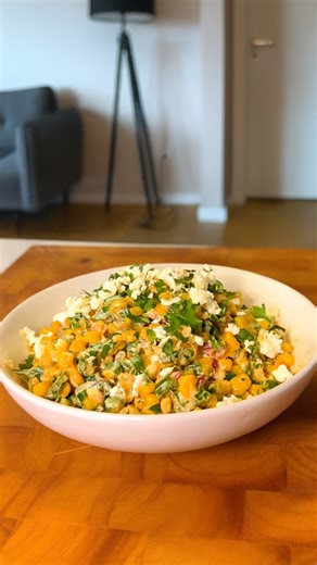 How to make vegan Mexican corn salad