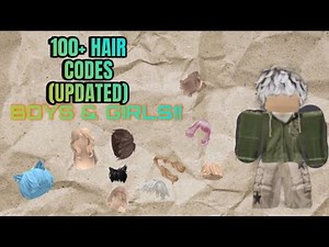 100+ Hair Codes Roblox!!