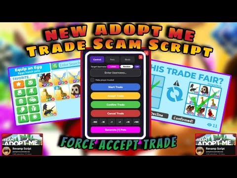 [LATEST] Adopt Me New Update | Force Accept, Freeze Trade, Trade Scam, Pet Spawner & More | Pastebin