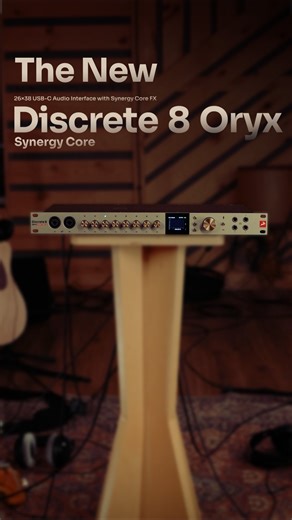 Antelope Audio on Instagram: "Introducing Discrete 8 Oryx - The Next Chapter of the Discrete Legacy. We’ve redefined precision and power to give creators a sound that inspires. Discrete 8 Oryx is crafted for professionals who demand clarity, flexibility, and tone that elevates every performance. The Oryx combines 26-in/ 38-out connectivity with advanced hardware and software. Key Features: • 75 dB gain preamps deliver exceptional headroom and sonic detail • Up to 130 dB dynamic range converters 
