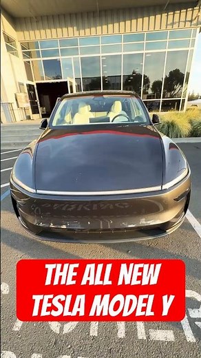 The new Tesla Model Y Juniper 2026 Launch Series in Stealth Grey Color at Tesla Fremont Factory, CA