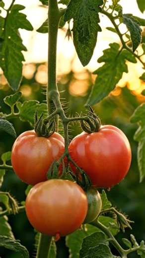 How to Plant Tomato Seedlings 🍅 | Tomato Farming #Shorts