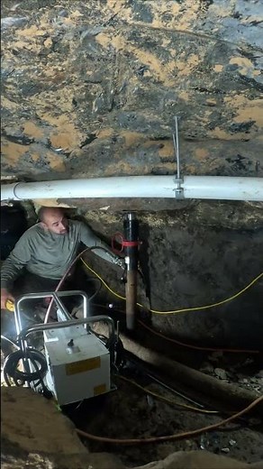 House Foundation Lifted at 10,000 PSI | Steel Pier Installation Inside Tunnel