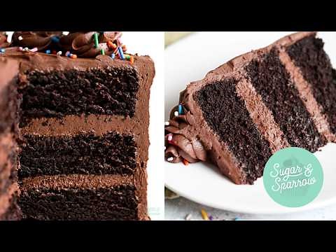 Perfect Gluten-Free Chocolate Cake (Rich & FUDGY!)