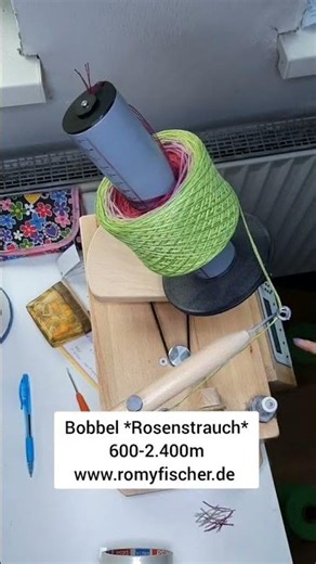 Bobbel Rosenstrauch wickeln ❤️❤️❤️ #häkeln #stricken