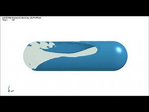 LS-Dyna: Sloshing ALE