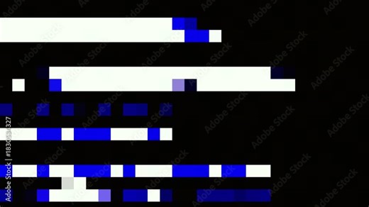 Tech pixel glitch transition with digital error distortion for modern gaming videos