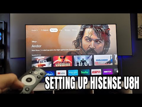 Hisense U8H Initial setup