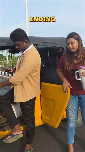wait for ending 😅 yarukitta 🤣🤣 auto ride sothanaigal #comedy #funny #video