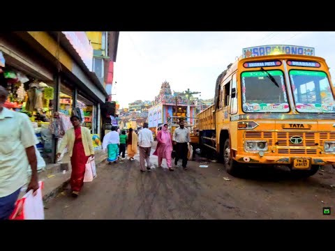 Coonoor Town, Tamil Nadu, India 🔥 Scenic Drive Coonoor City & Railway Station Areas 🔥 4K 60 FPS