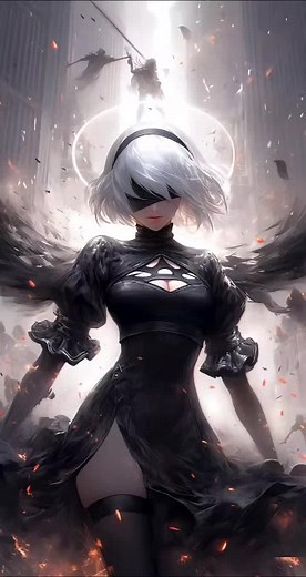 毎日更新のアニメ壁紙: 2Bとリヴァイ