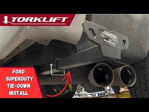 No-Drill 2011-2016 Ford Super Duty Rear Tie Down Install | Torklift F3006
