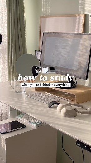 ara 🌱 on Instagram: "Here’s how to study when you’re behind in your subjects! q: when are your next exams? 𝙤𝙣𝙚 - forgive yourself for getting off track. it is okay, you are human! 𝙩𝙬𝙤 - write down every single task that you need to get done - you can categorize into different subjects 💫TIP: be sure to break down bigger tasks into subtasks to feel less overwhelmed 𝙩𝙝𝙧𝙚𝙚 - prioritize your tasks - recognize that you do not have to do EVERYTHING - work smarter not harder 💫 TIP: Adding 