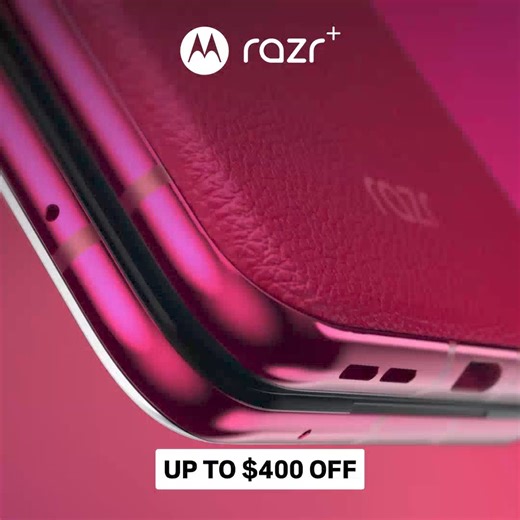 The ultra-modern, ultra-pocketable 2023 motorola razr , exclusively available in Pantone’s Color of the Year, Viva Magenta. | Motorola
