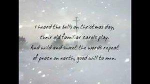 I HEARD THE BELLS ON CHRISTMAS DAY Lyrics - BURL IVES | eLyrics.net