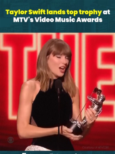Taylor Swift lands top trophy at MTV's Video Music Awards #taylorswift #toptrophy #MTVAwards #MusicVideoAwards #DailySun
