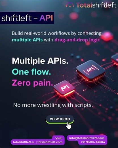 Shift Left-API - AI powered. No code. Business ready. Build full API workflows in minutes