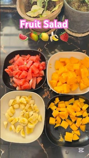 Quick & Easy Fruit Salad in 5 Minutes 🍓🍊