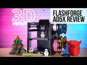Flashforge AD5X Multi-Color 3D Printer Review | Prints, Pros & Cons
