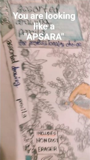"mini art, big vibe"🎨✨, Apsara pencil box drawing💫 #drawing