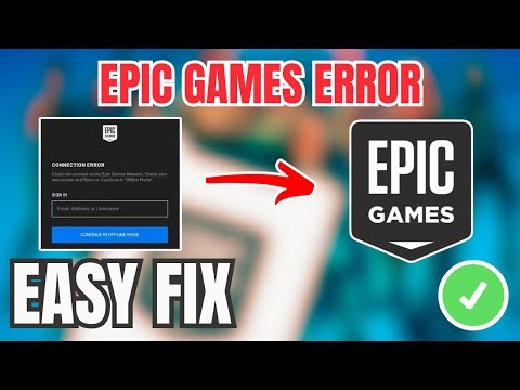 Epic Games How To Fix Connection Error, Issues, and Problems (EASY GUIDE) 2026